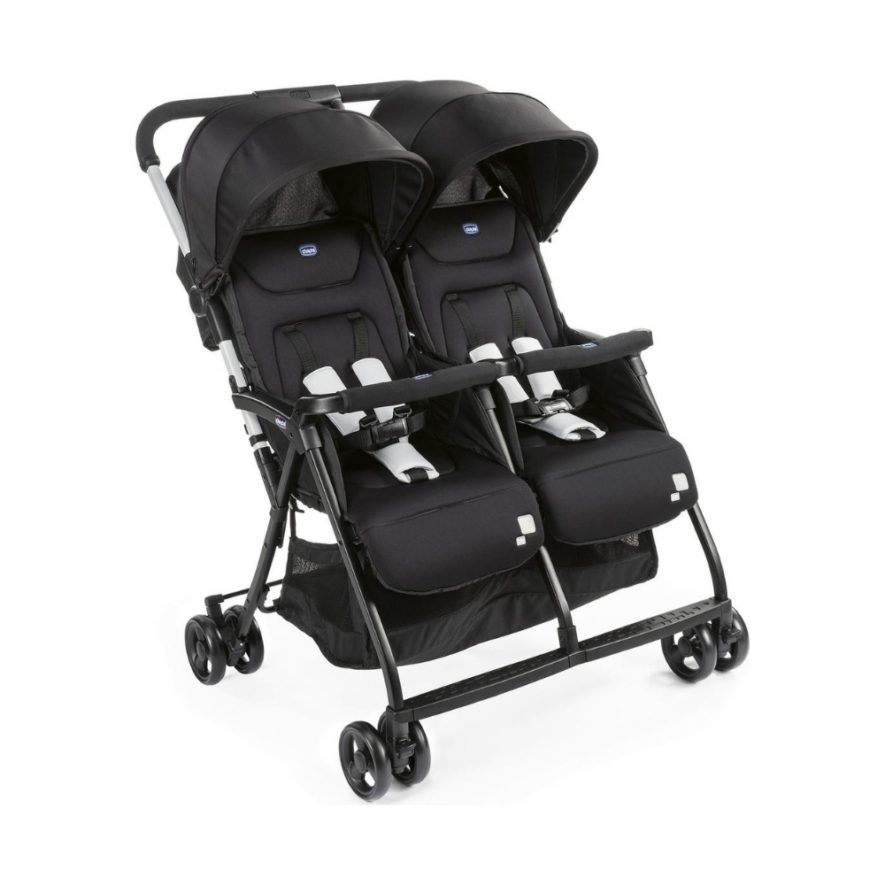 Chicco Ohlala 2 Twin Ultra Hafif Ikiz Bebek Arabası Black Night