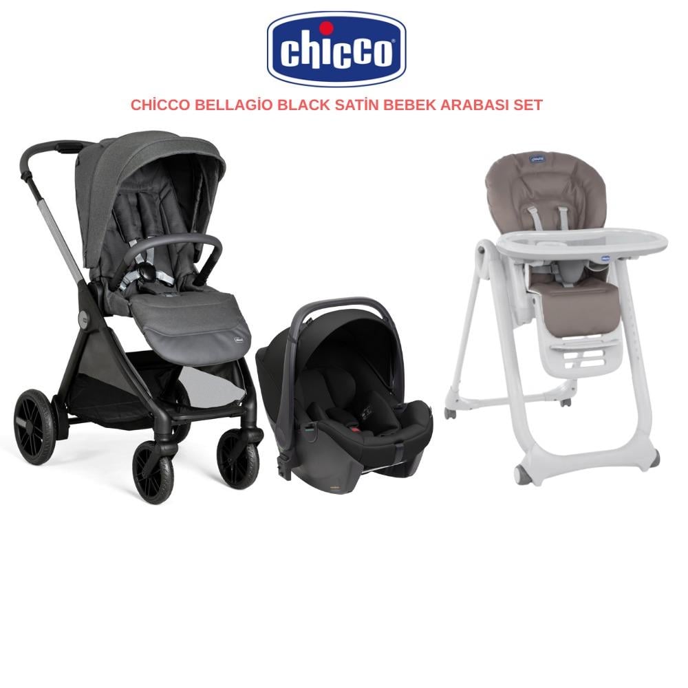 Chicoo Bellagıo Black Satın +Korry Essential Syah + Polly Magic L.BROWN PR Set