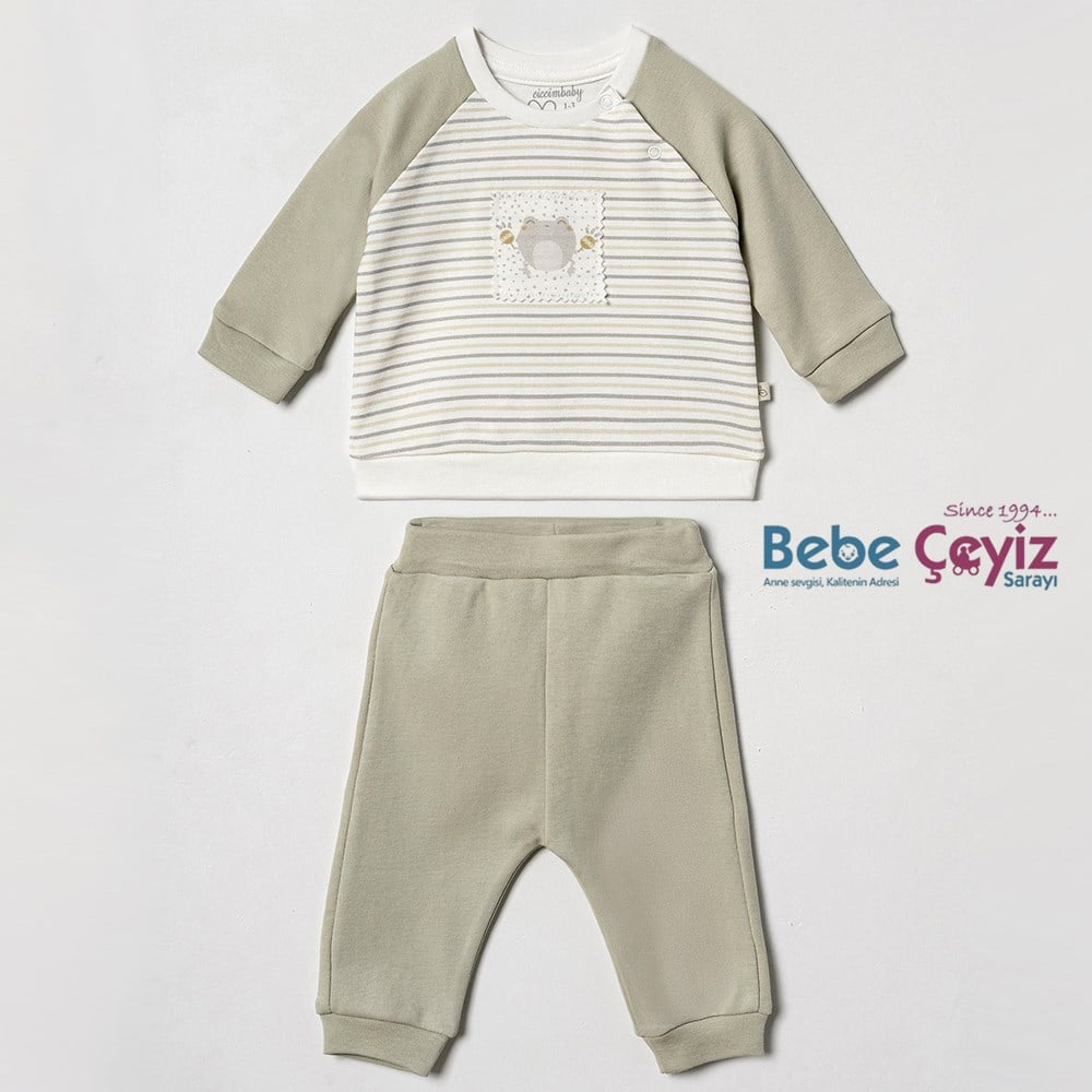 CİCCİM BABY Always Happy Çizgili 2'li Takım  