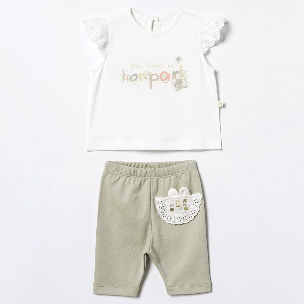 CİCCİM BABY Lion Park Zarf Taytlı Takım