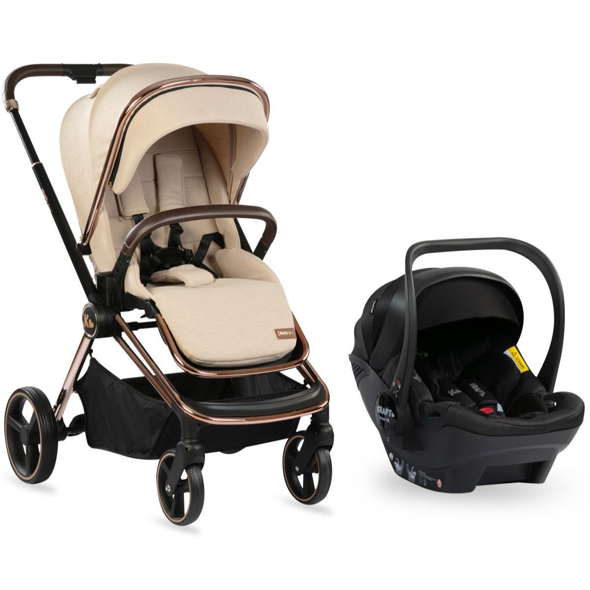 Kraft Quenn Travel Sistem Bebek Arabası Bej