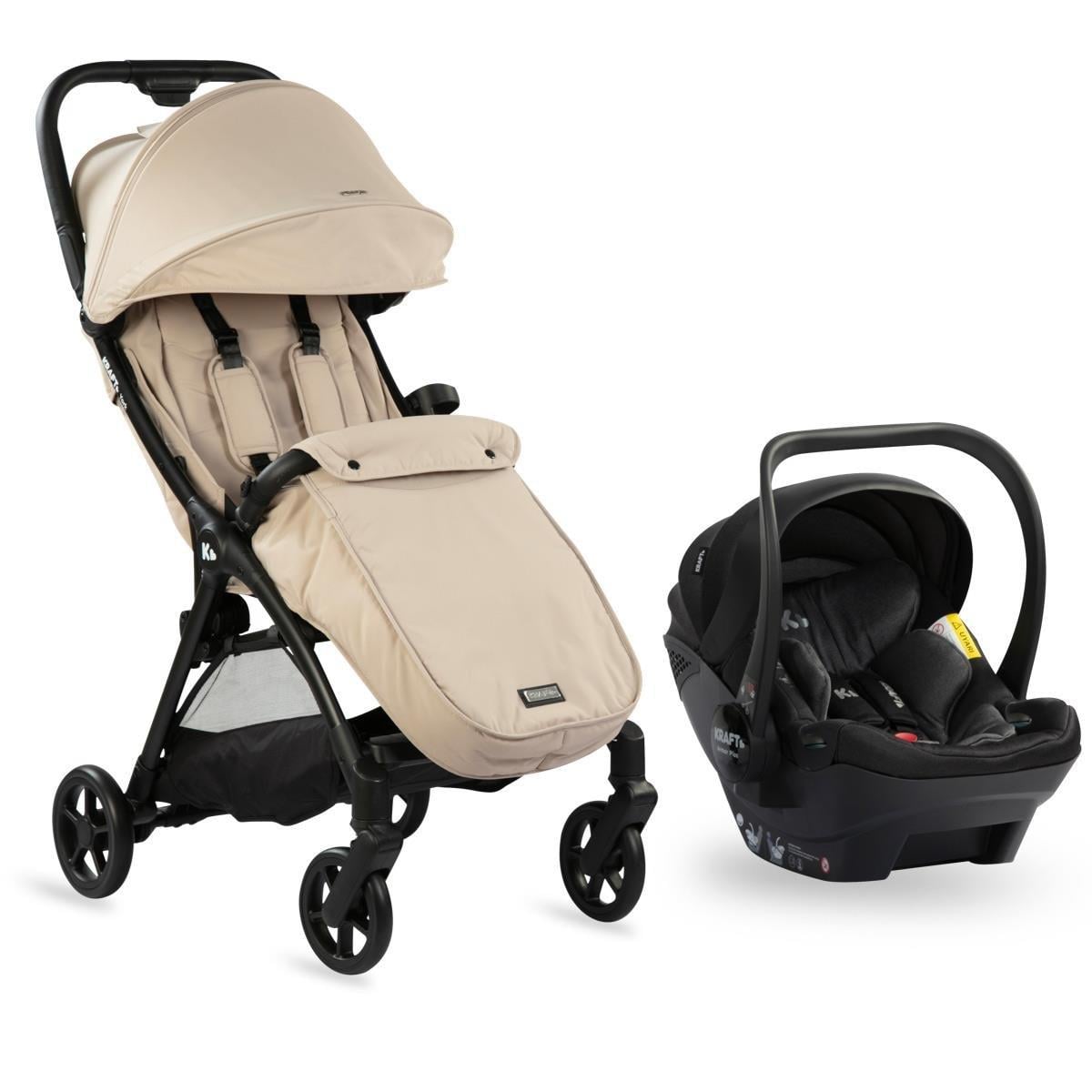 Kraft York Travel Sistem Bebek Arabası Bej