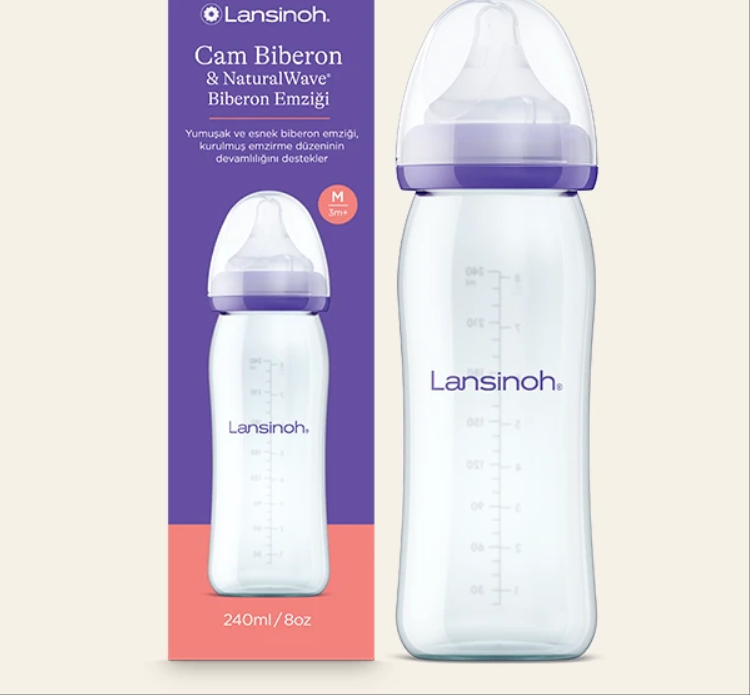 Lansinoh Cam Biberon (240ml)