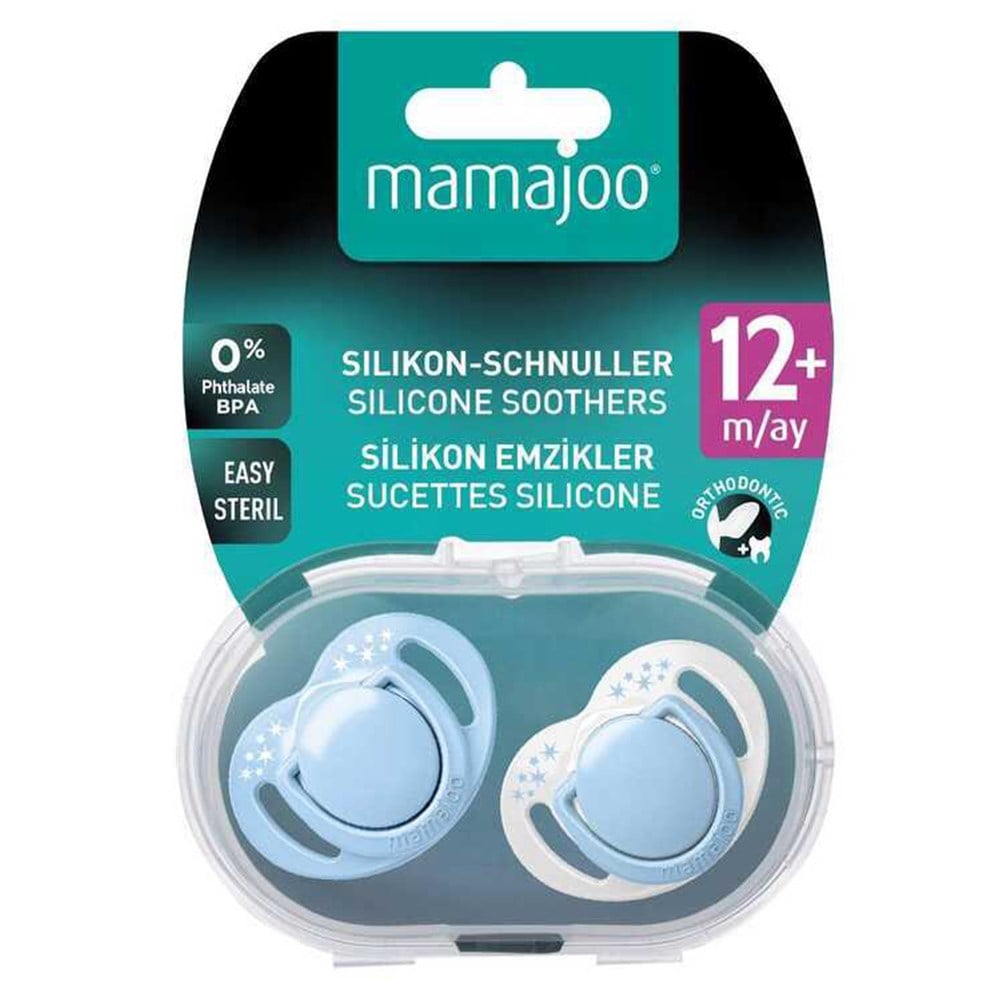 MAMAJOO Damaklı Emzik Seti ( Powder Blue) ( 12 Ay+ )