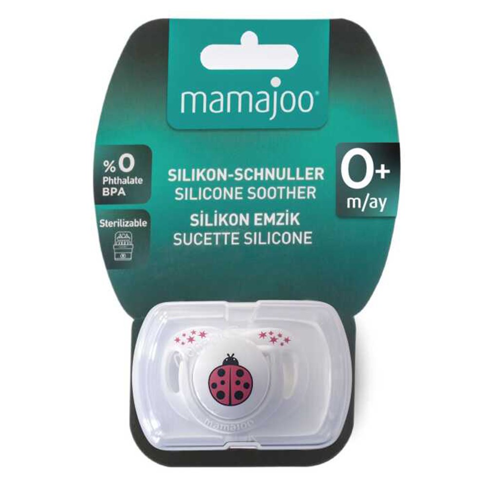 MAMAJOO Emzik Saklama Kutulu Uğur Böceği ( 0+ Ay )