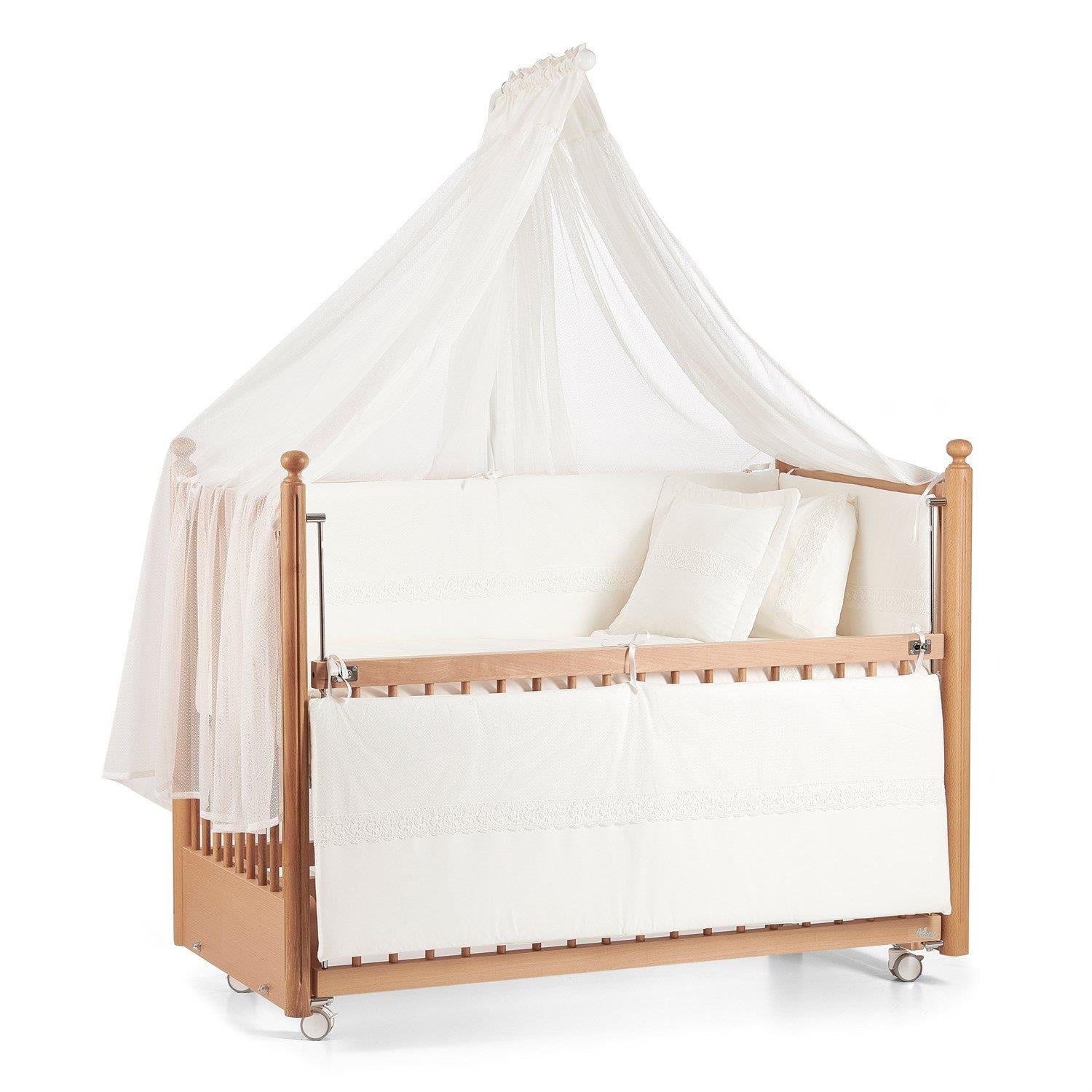 Meltem Smart Mondo Anne Yanı Ahşap Sallanır Beşik (60x120)