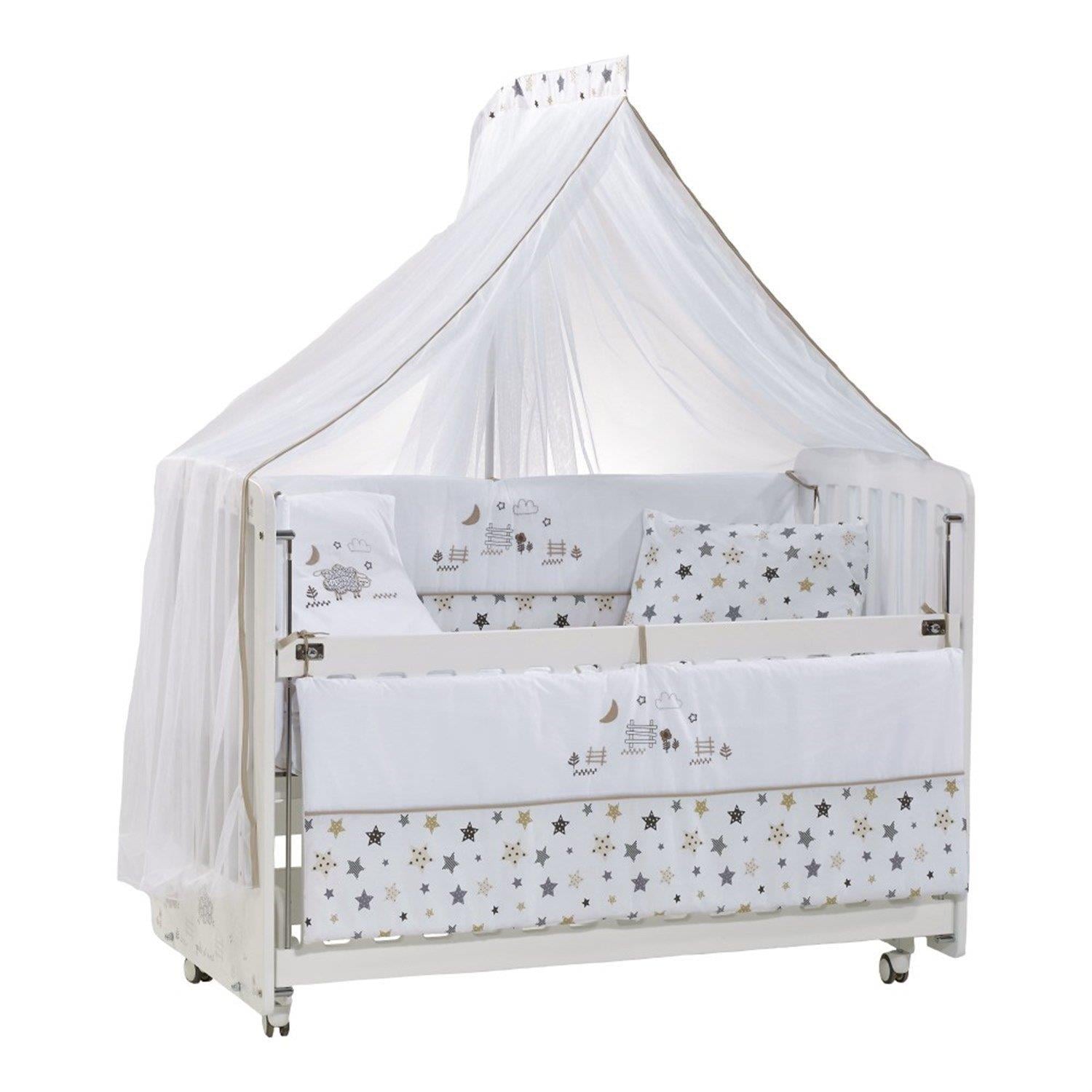 Meltem Smart Woody Anne Yanı Ahşap Sallanır Beşik (60x120)