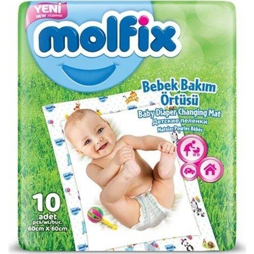 Molfix Bebek Bakım Örtüsü 10 Adet (60x60) 