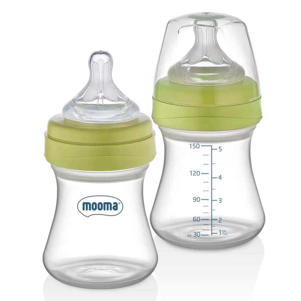 MOOMA Kindy Biberon 150 ML Yavaş Akış ( 0-6 Ay )