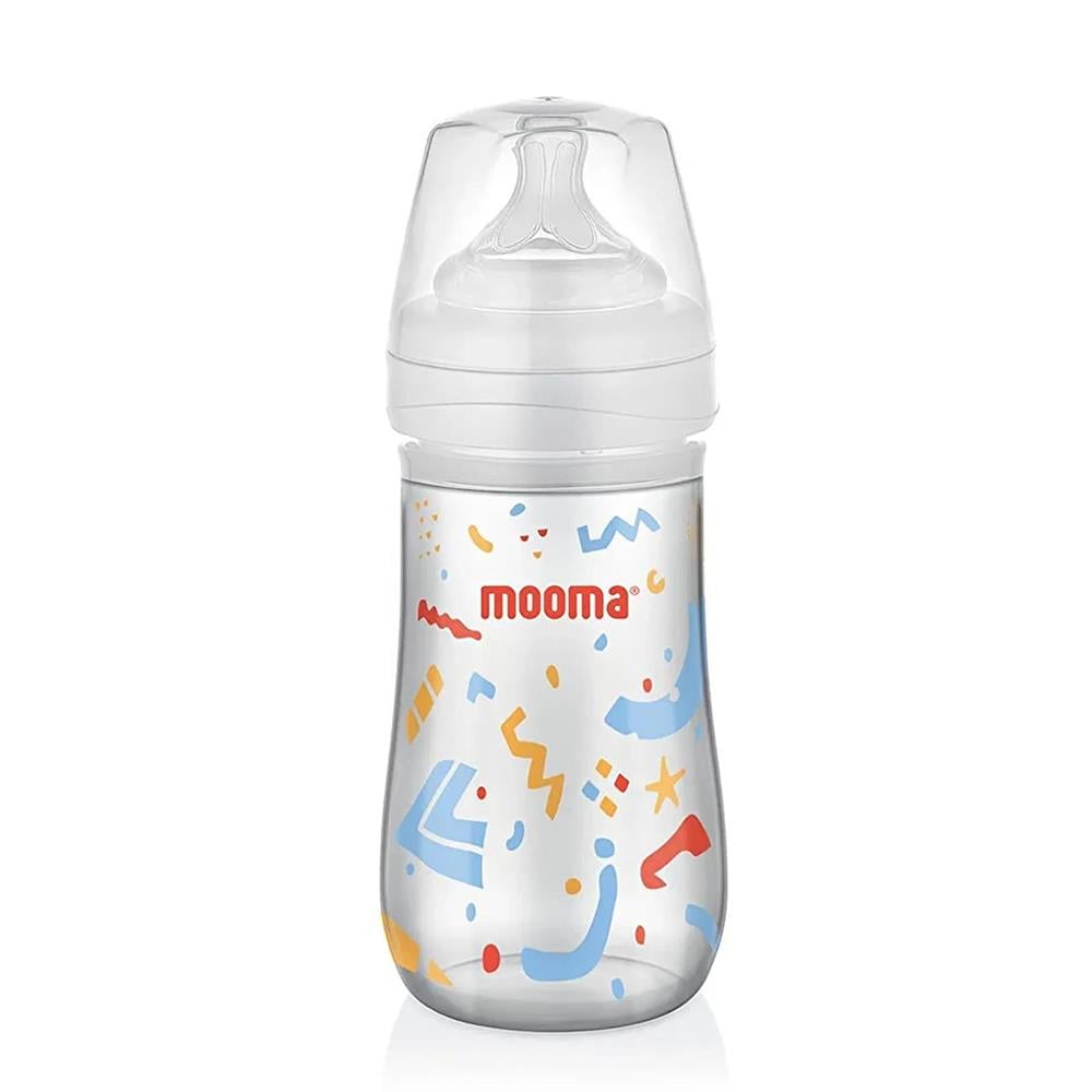 MOOMA Neeko Konfeti Desenli Biberon 250 ml ( 18+ Hızlı Akış )