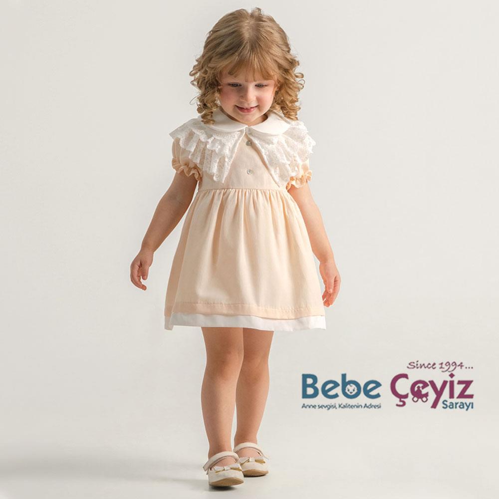 MYMİO Dokuma Dantelli Elbise ( Kız )