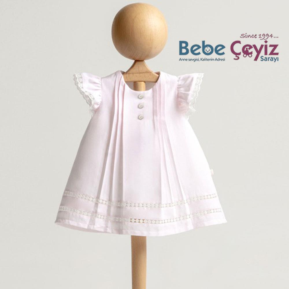 MYMİO Dokuma Kız Dantelli Elbise