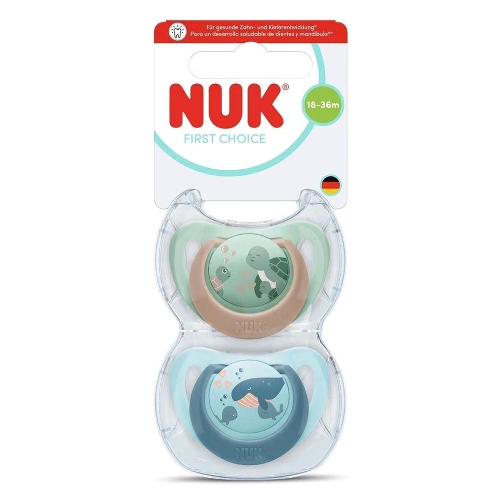 NUK Emzik First Choice 2li 18-36ayYeşl/MaviErkek