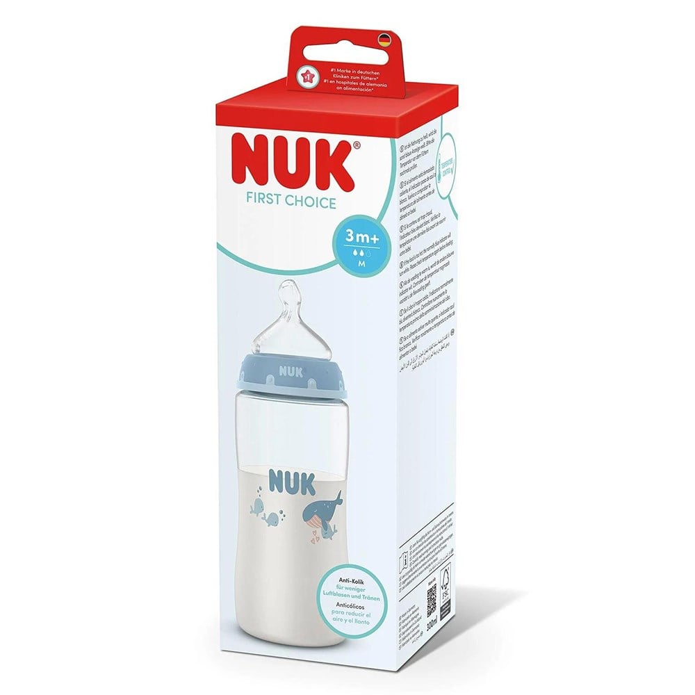 NUK First Choice Biberon PP ( 300 ml ) ( Mavi ) 