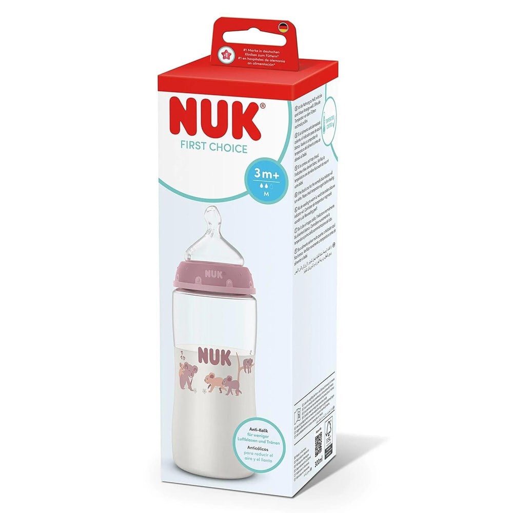 NUK First Choice Biberon PP ( 300 ml ) ( Pembe ) 
