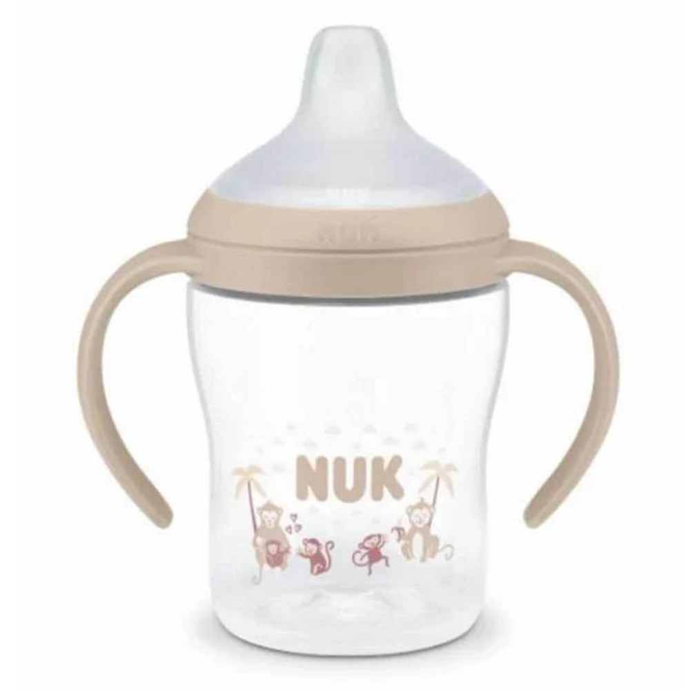 NUK PM Eğitici Alıştırma Bardağı ( 150 ml ) ( Bej ) 