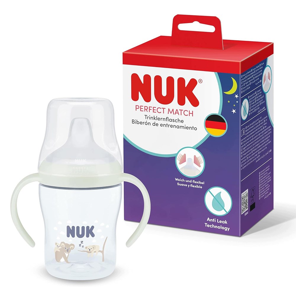 NUK PM Gece Alıştırma Bardağı ( 150 ml ) ( Mavi )