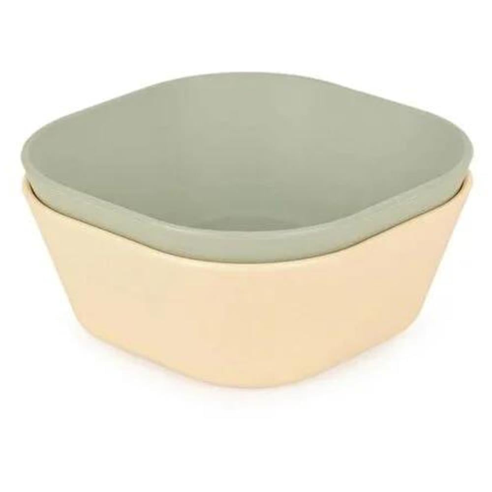 NUMİO 2'li Kare Kase & Sage Green Vanillia