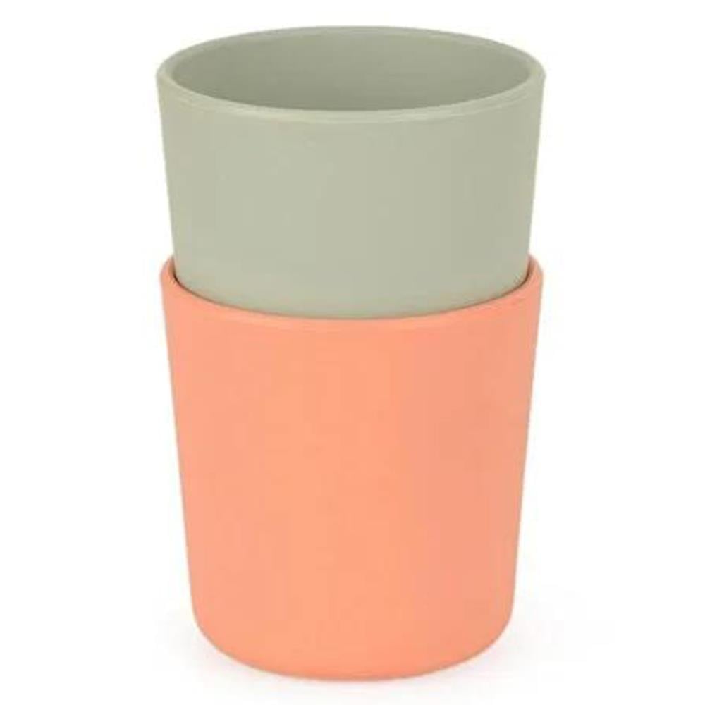 NUMİO 2'li  Mini Bardak & Sage Green Peach