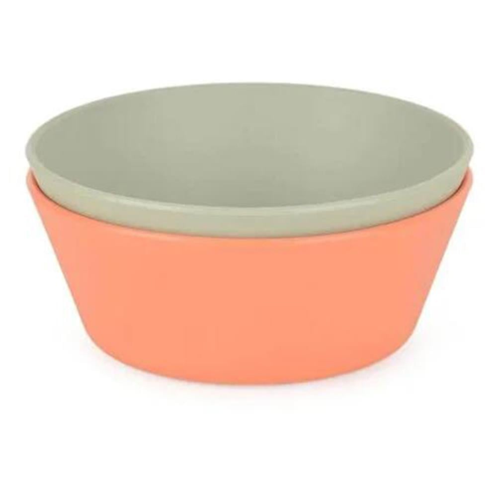 NUMİO 2'li Yuvarlak Kase & Sage Green Peach