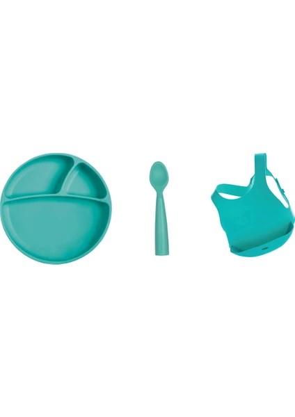 Oioi 3 Parça Önlüklü Set Yeşil