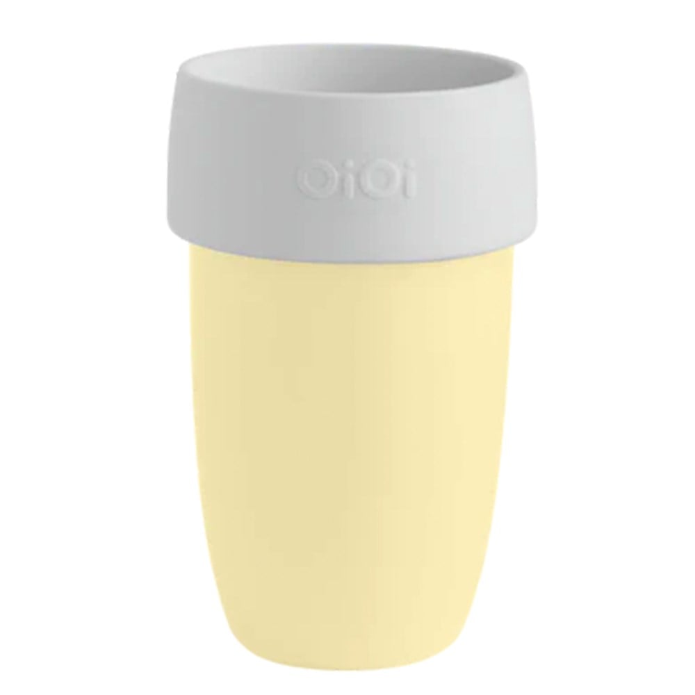 OiOi Alıştırma Bardağı ( Mellow Yellow Powder Grey )