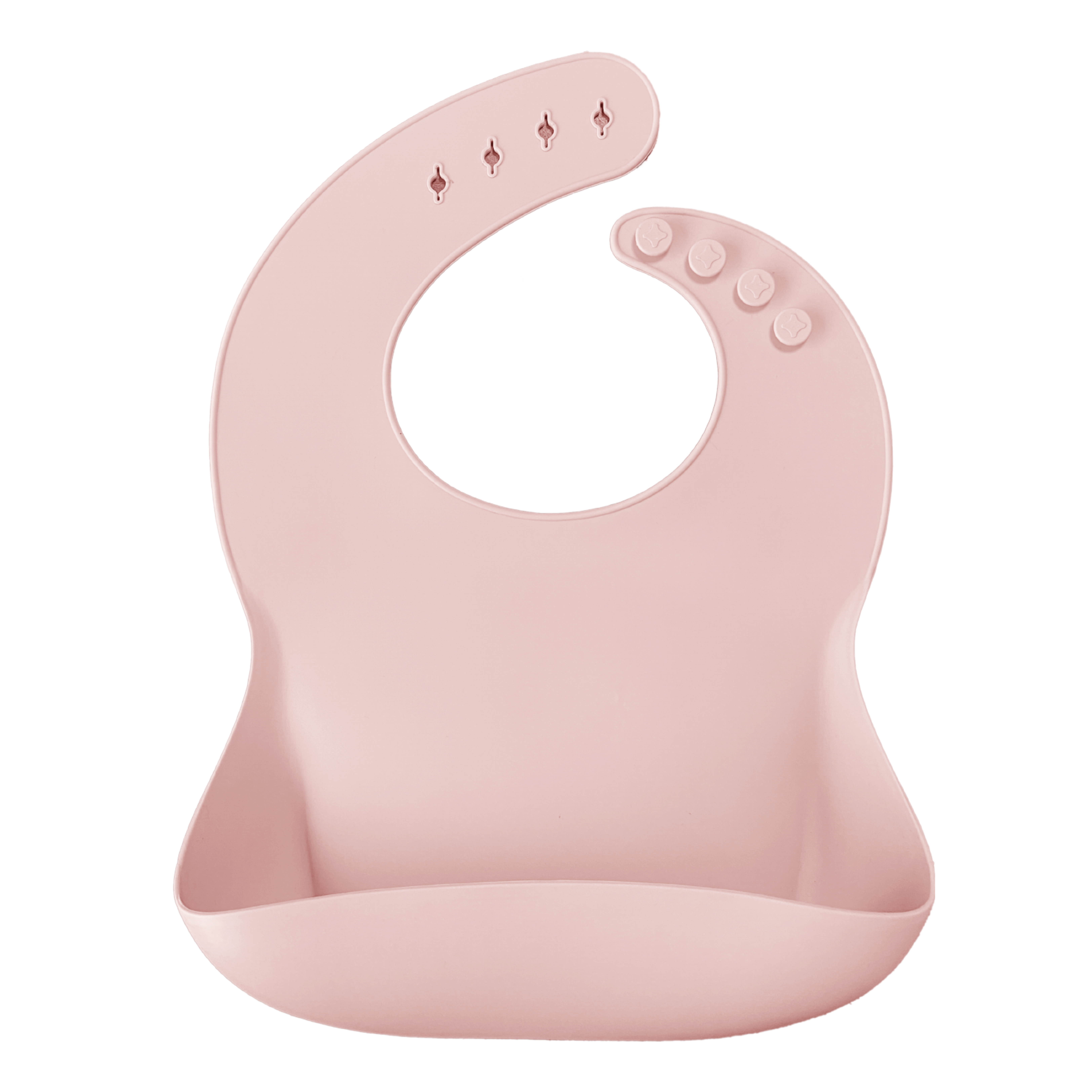 Oioi Silikon Basics Önlük Pinky Pink (6Ay+)