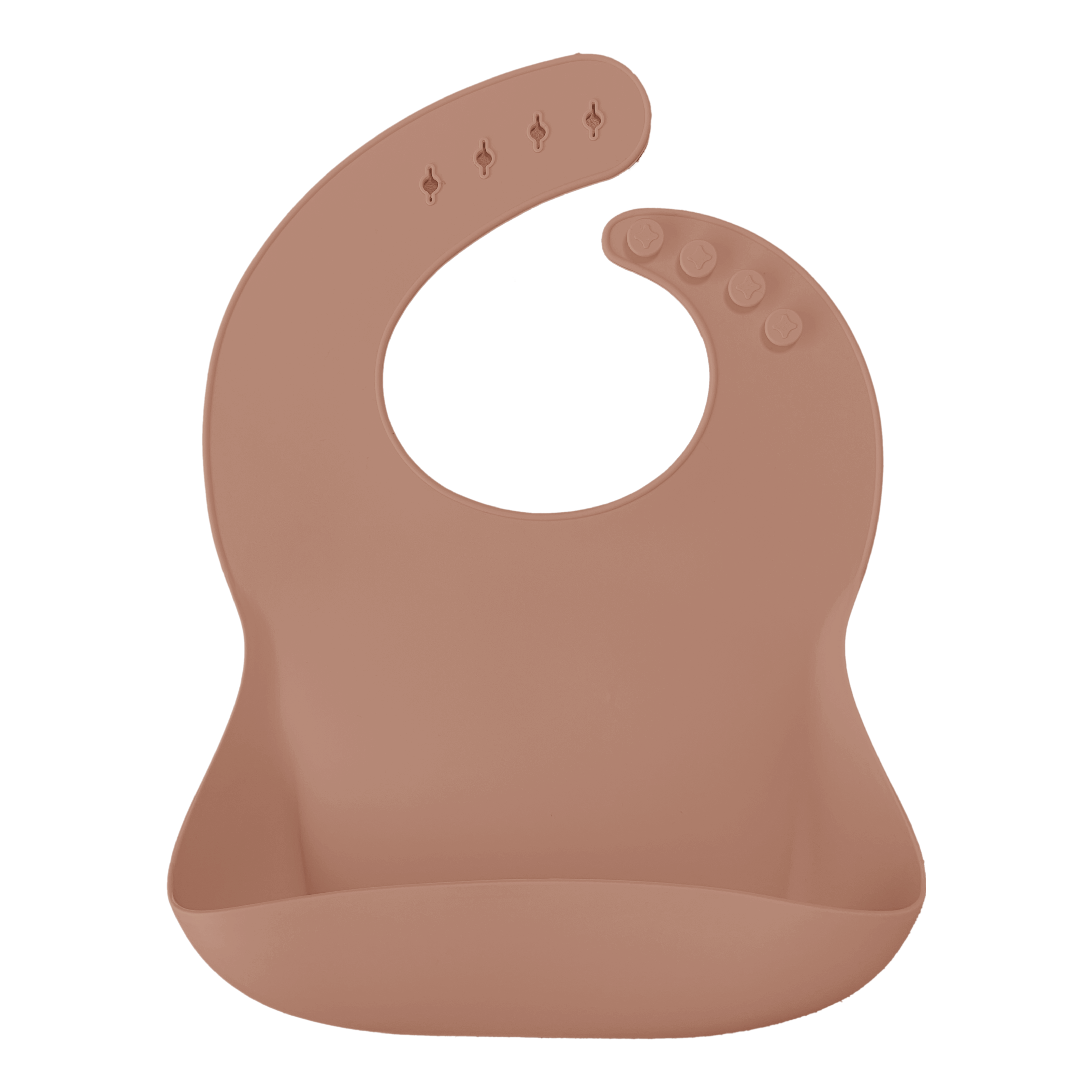 Oioi Silikon Basics Önlük Woody Brown (6Ay+)