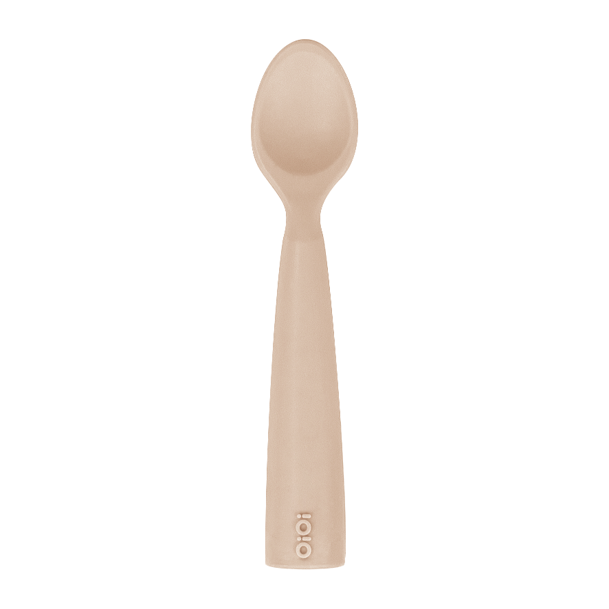 Oioi Silikon Mama Kaşığı Nam Nam Bubble Beige (6Ay+)