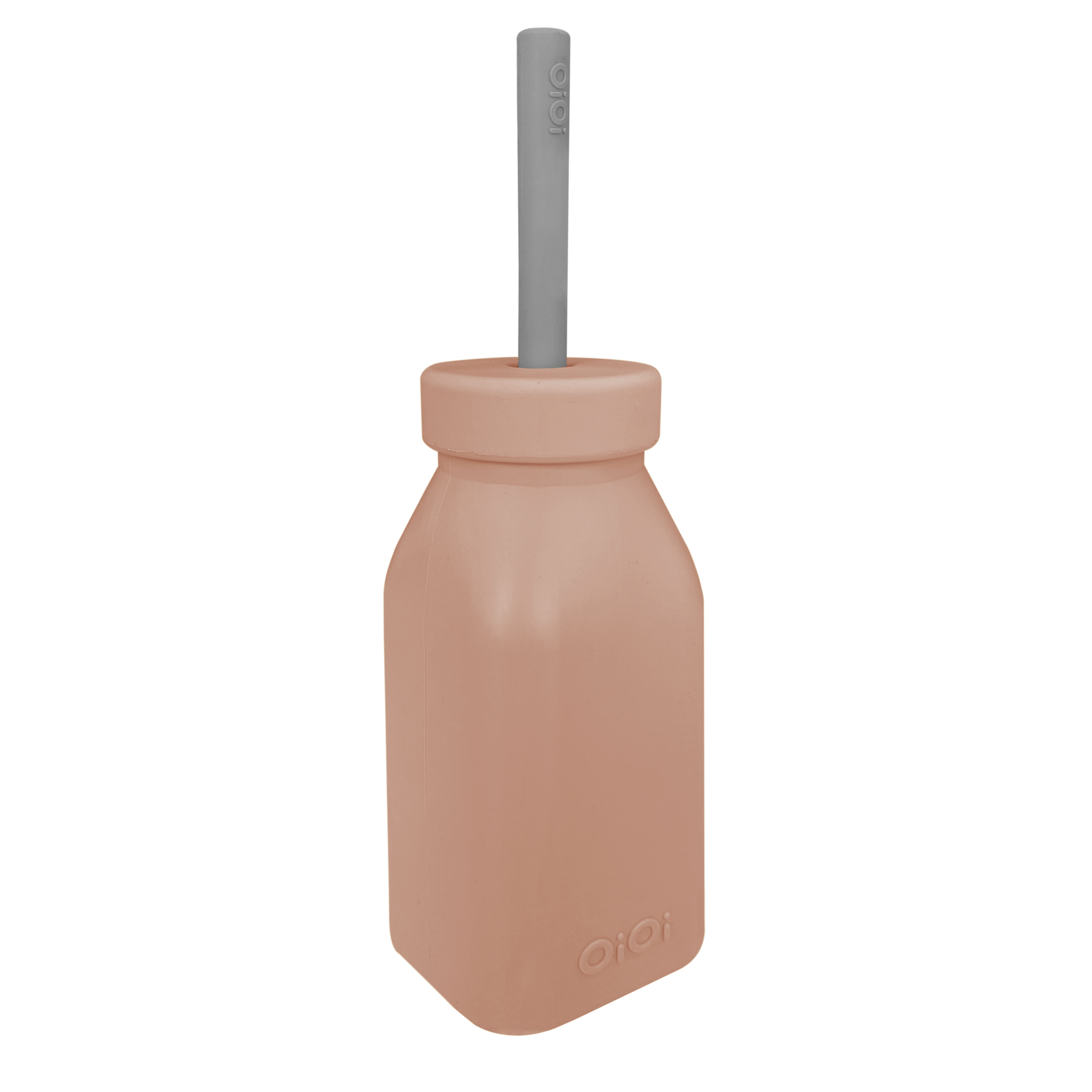 Oioi Şişe + Pipet Woody Brown-Powder Grey (6Ay+)