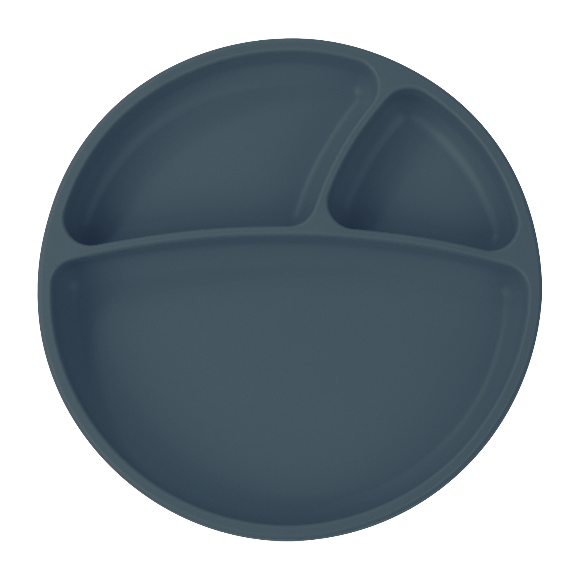 Oioi Vakum Tabanlı Silikon Tabak Porsiyon Deep Blue (6Ay+)