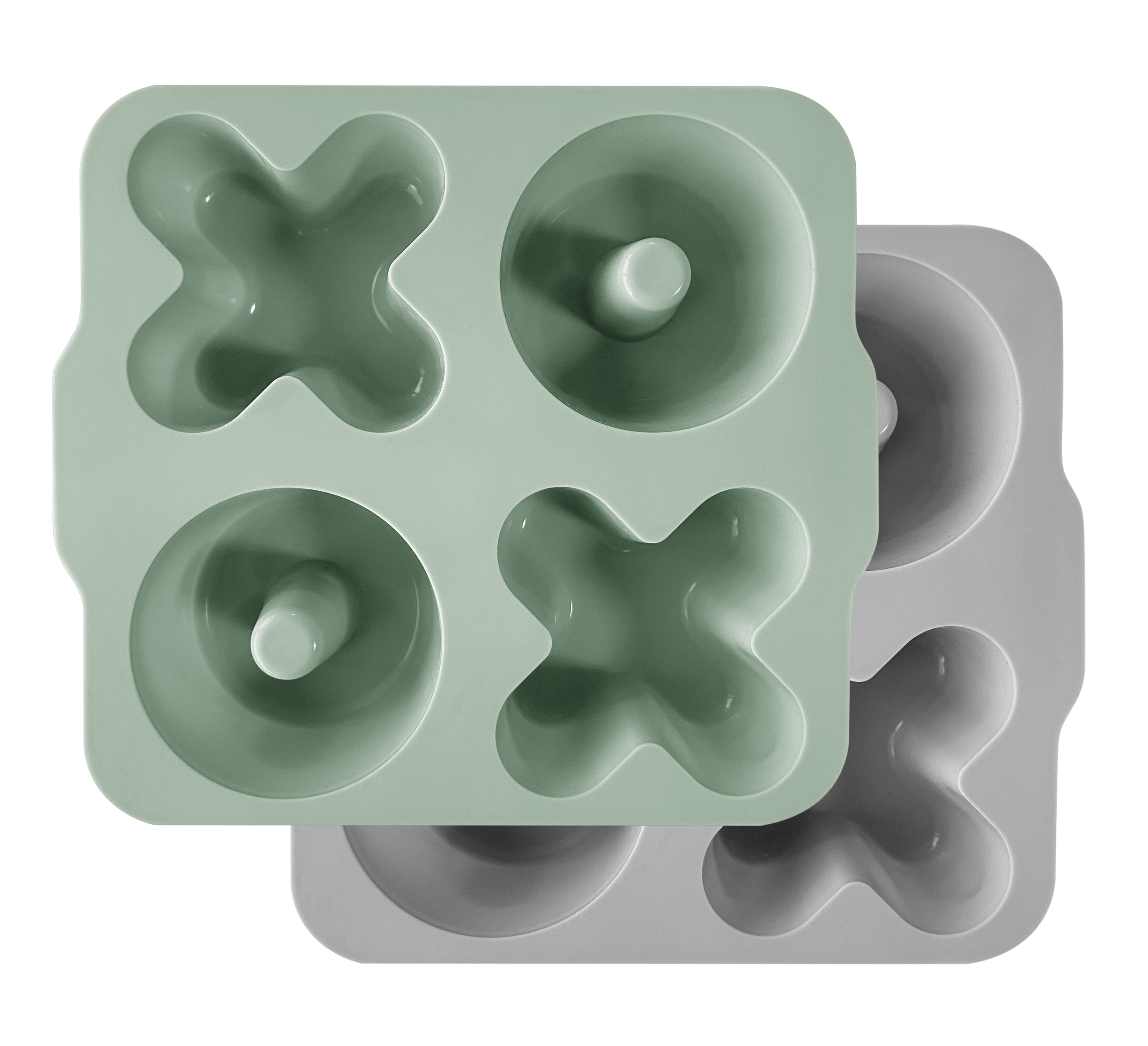 Oioi Xoxo Muffin Kalıp 2’Li River Green-Powder Grey
