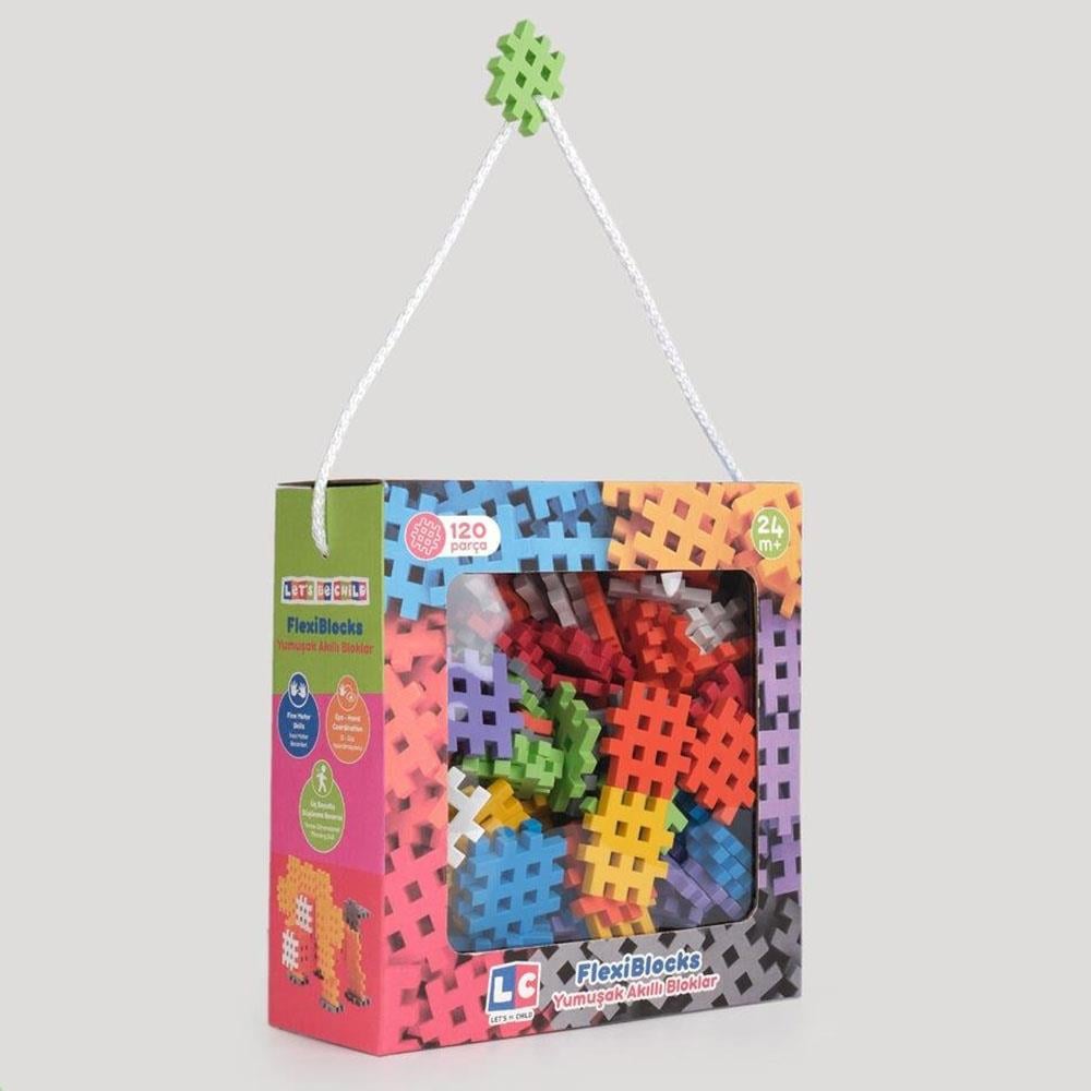Oyuncak...Yumuşak Akıllı Bloklar 120 Adet