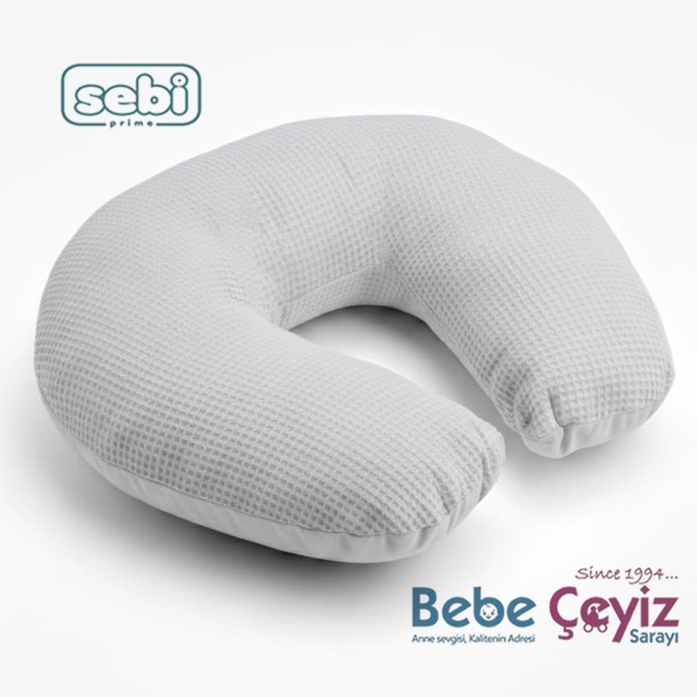 SEBİ PRİME Emzirme Minderi Waffle ( Gri )