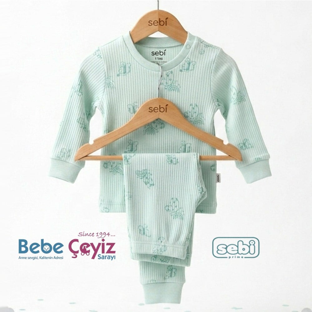 SEBİ PRİME Kelebekli Pijama Takımı
