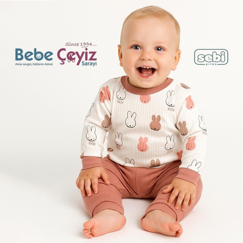 SEBİ PRİME Tavşanlı Pijama Takımı