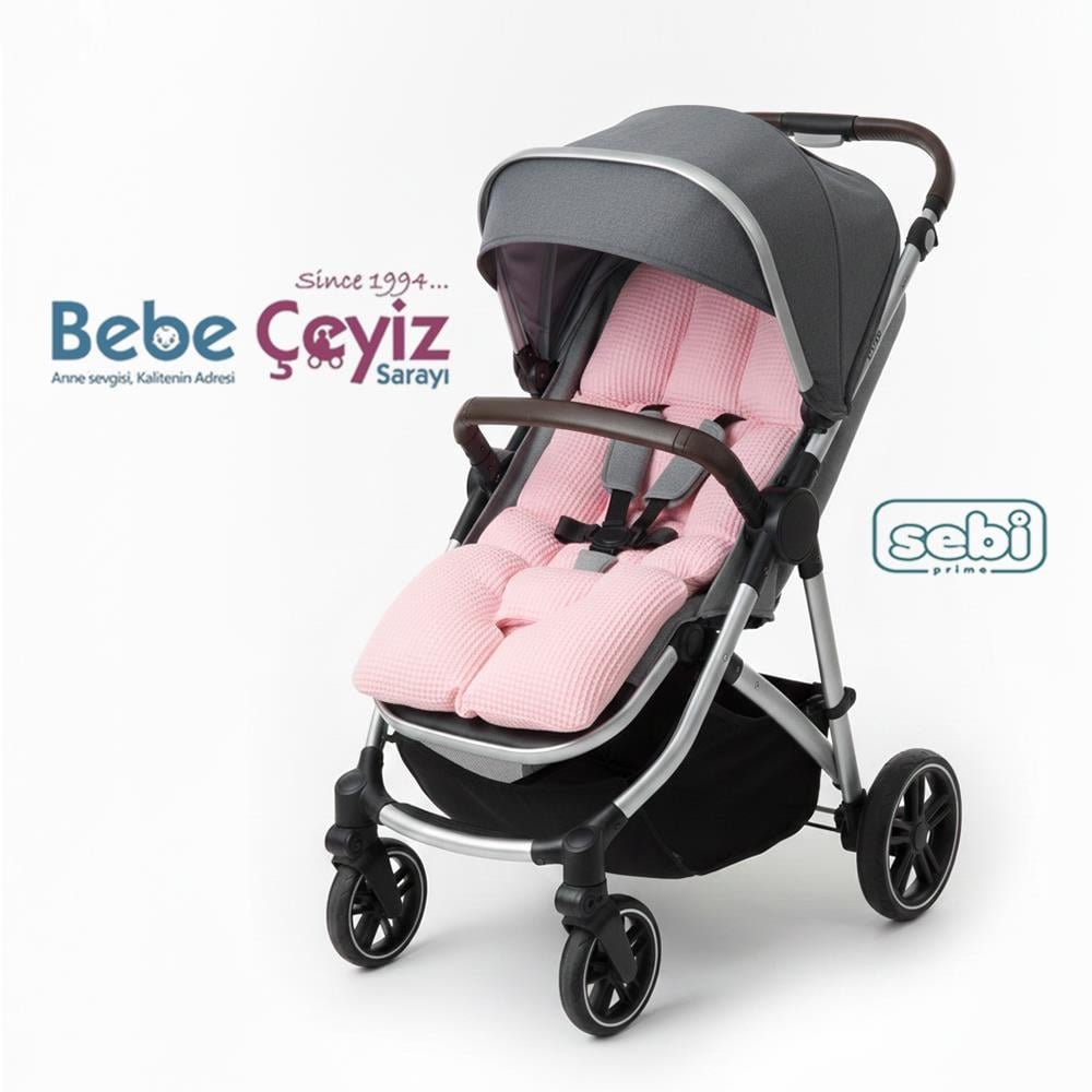 SEBİ PRİME Waffle Puset Minderi ( Pembe )