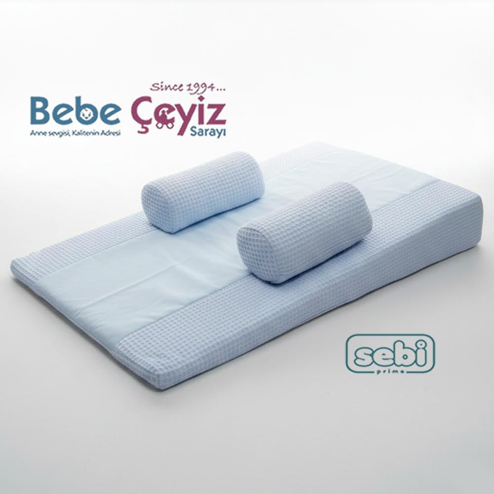 SEBİ PRİME Waffle Reflü Yatağı ( Mavi )