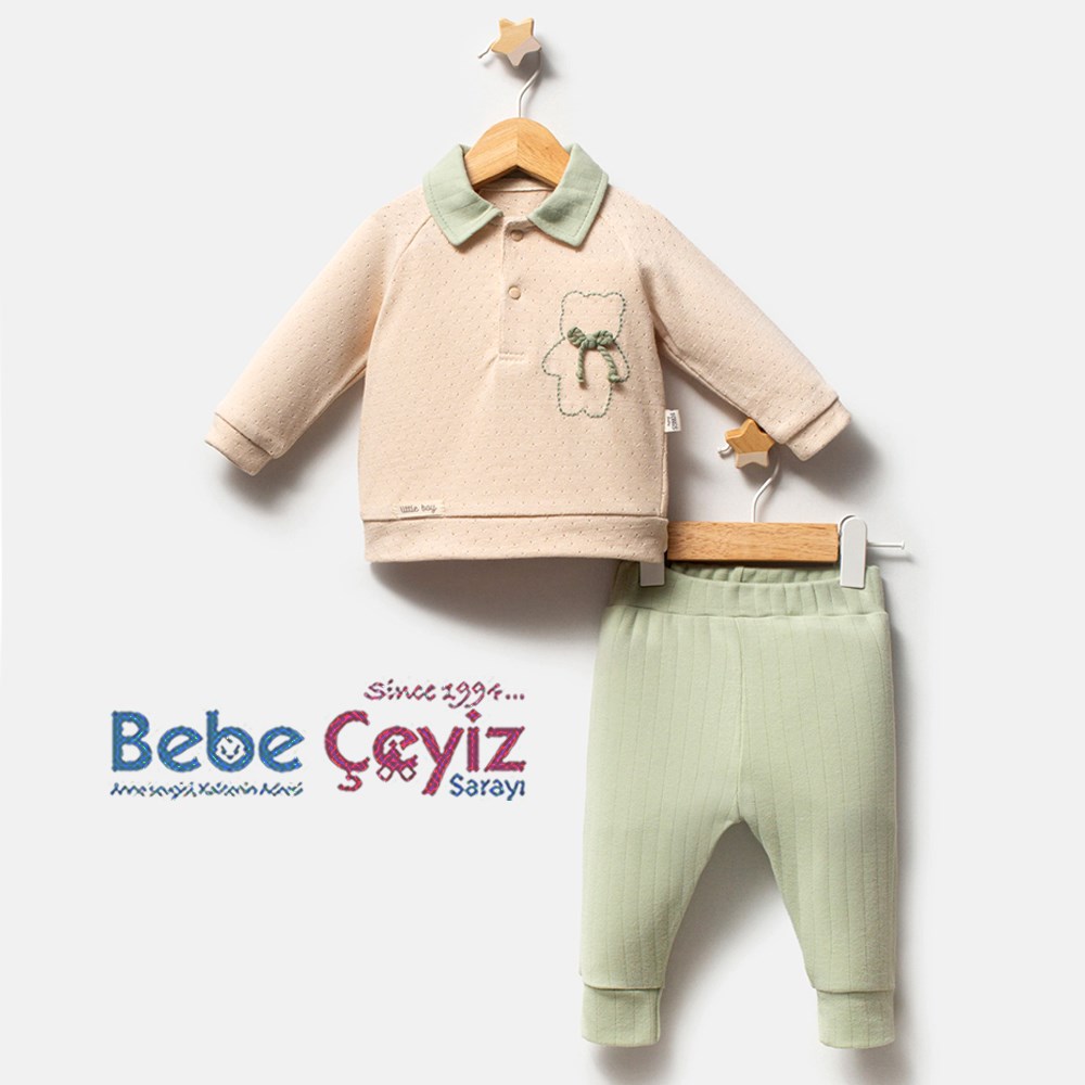 TONGS BABY Newborn 2'li Tulum Erkek  Yeşil
