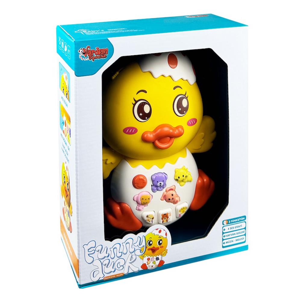 VARDEM OYUNCAK Kut.Işıklı Ve Müzikli Ordek Bebek Piyano