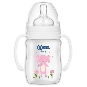 WEE BABY Safari Kulplu PP Biberon 150ml (0-6 Month)