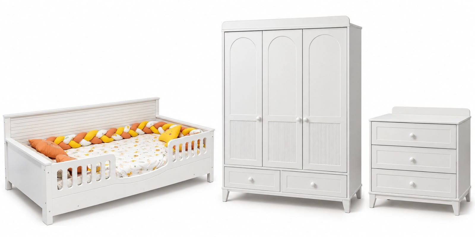 White Set Dolap Şifonyer