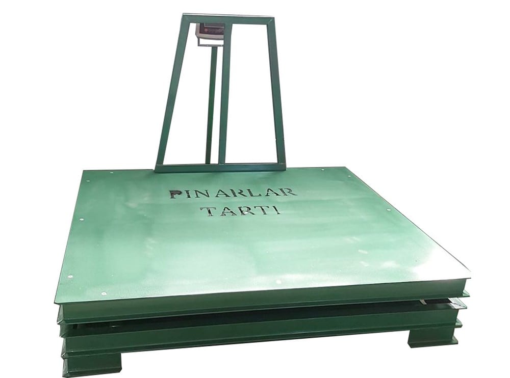 1500 Kg 120x120 cm Çift Taban Elektronik Kantar