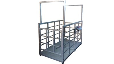 Canlı Hayvan Baskülü Kafesli