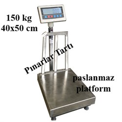 PNR 150 kg 45x45 cm Paslanmaz Baskül