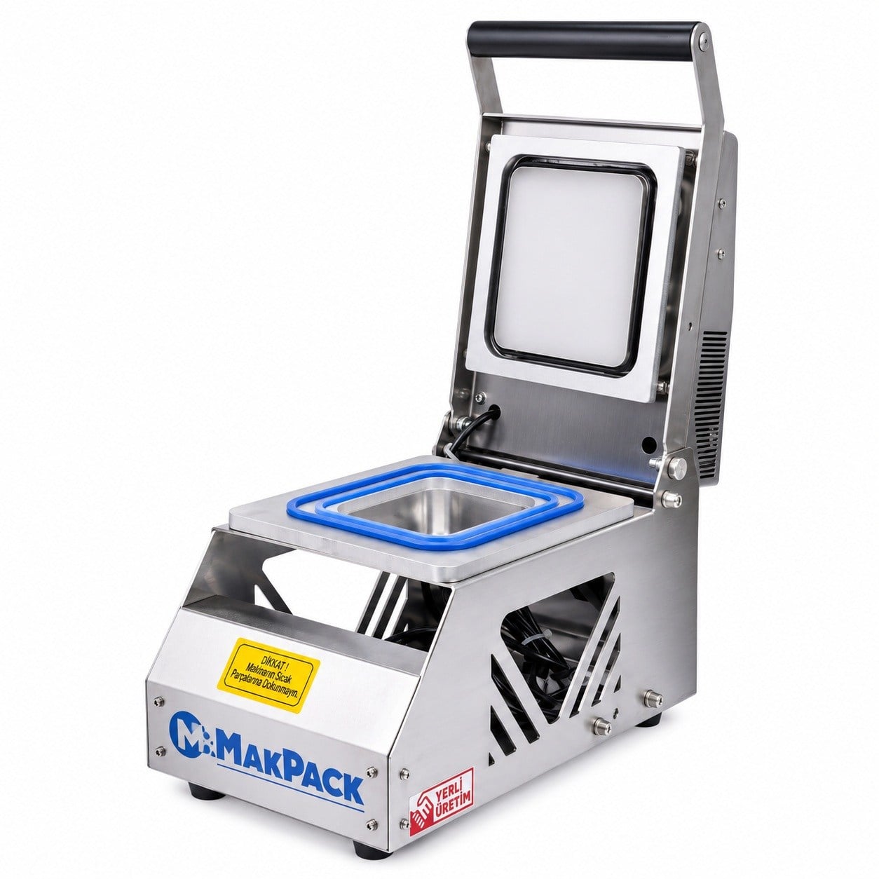 MakPack MP-225 Tekli Meze Tabağı Kapatma Makinesi 110x110 mm