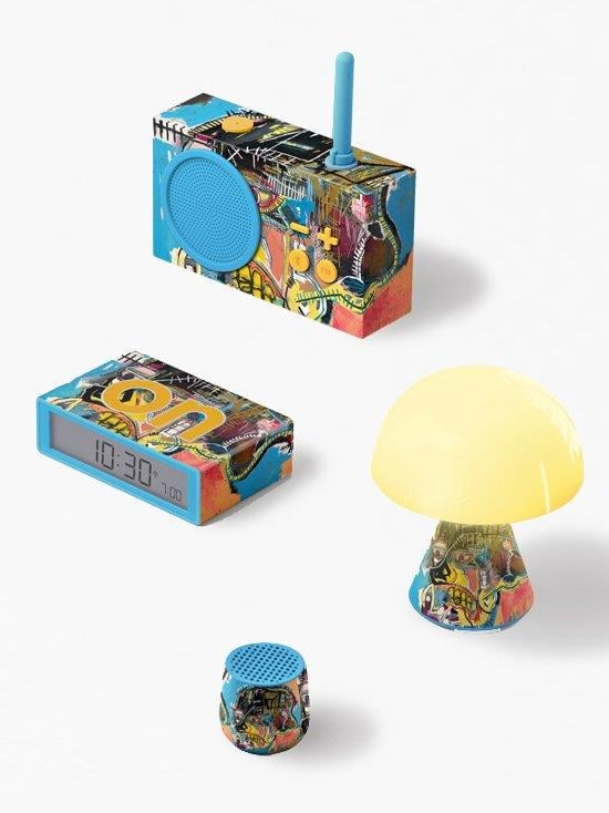 Lexon Flip + Alarm Saat X  X Jean-Michel Basquiat Skull