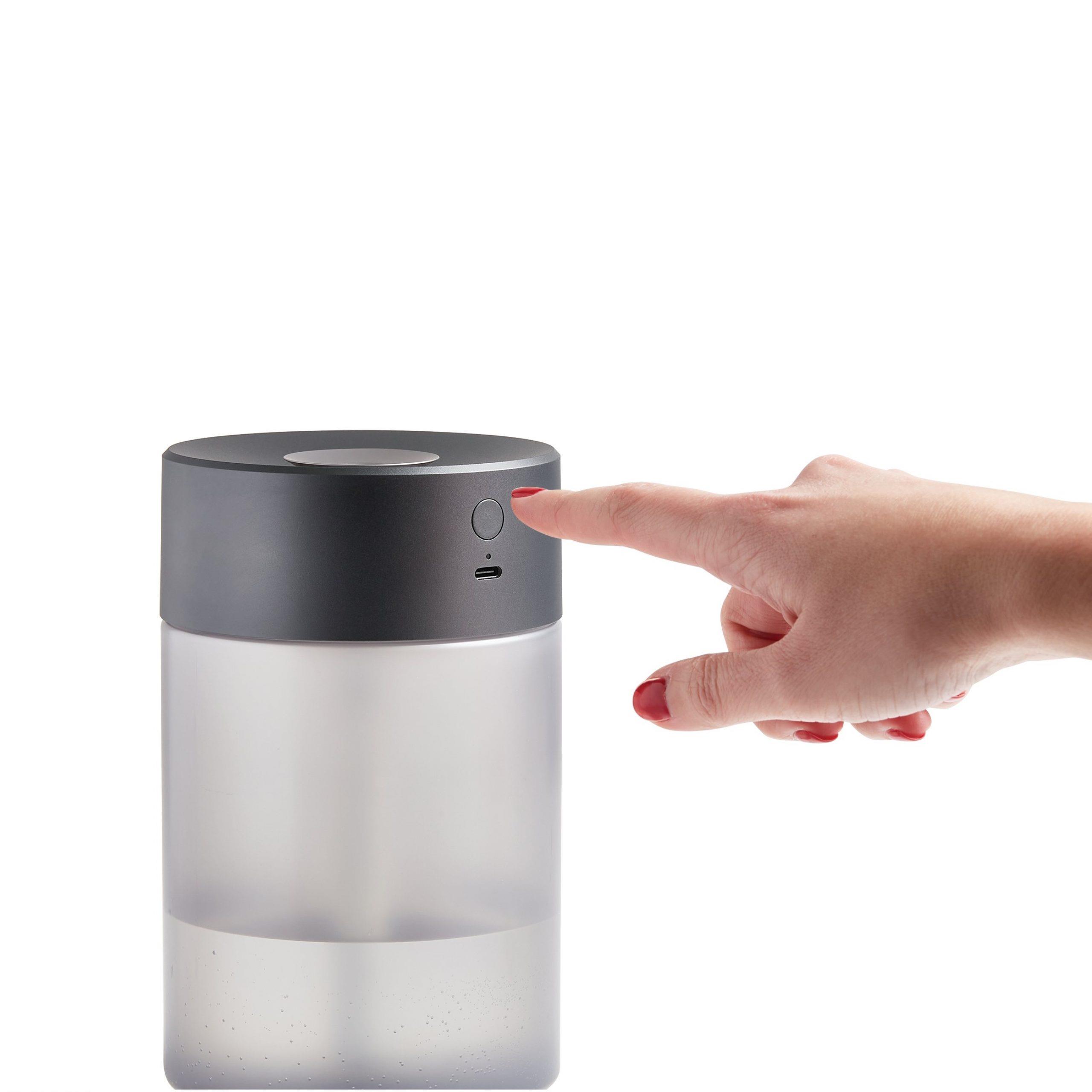 Lexon Horizon Difüzör Aromaterapi Nemlendirici ve Buğu Yapıcı - Metalik Gri