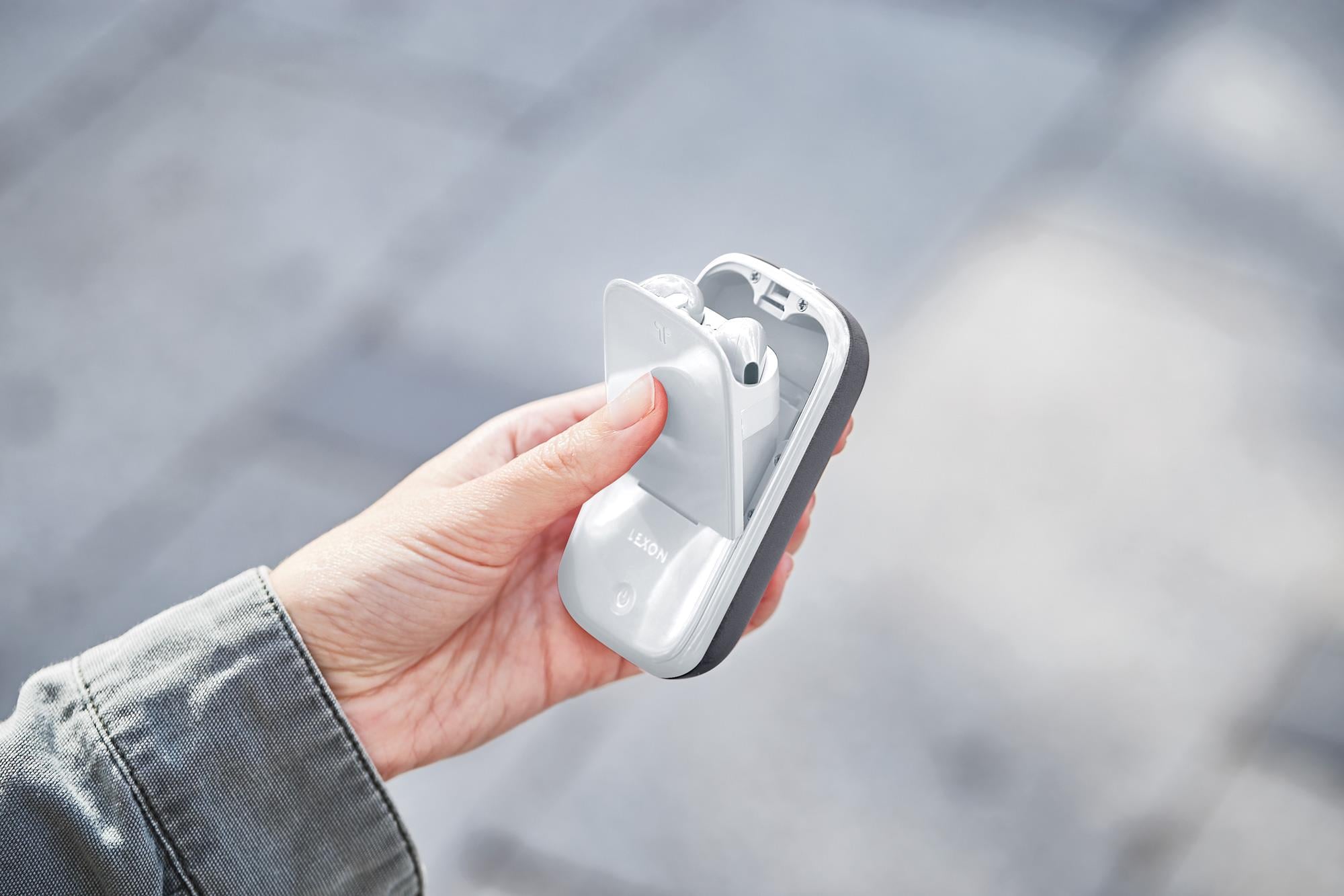 Lexon Speakerbuds Bluetooth Kulaklık & Bluetooth Hoparlör Gri