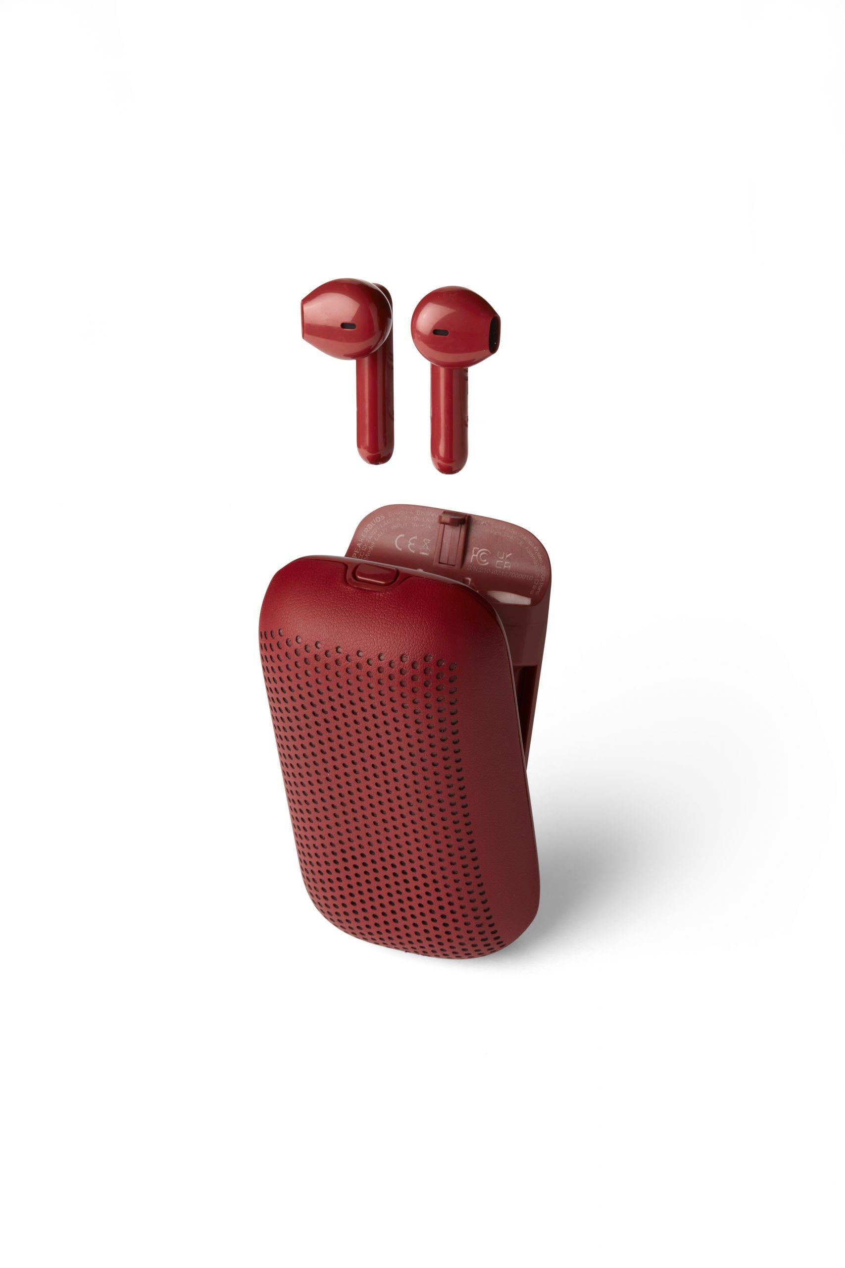 Lexon Speakerbuds Bluetooth Kulaklık & Bluetooth Hoparlör Kırmızı